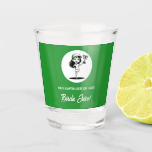 Ladys Golf League Birdie Juice Schnapsglas