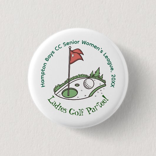 Ladys Golf League Celebration Button (Vorderseite)