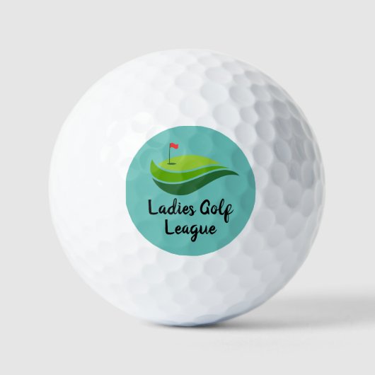 Ladys Golf League Custom Golf Ball (Vorderseite)