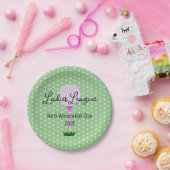 Ladys Golf League Golf Party Pappteller (Party)