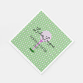 Ladys Golf League Golf Party Serviette (Ecke)