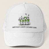 Ladys Golf League Hat - Clubname Truckerkappe (Vorderseite)