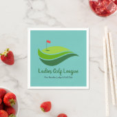 Ladys Golf League Party Napkin Serviette (Beispiel)