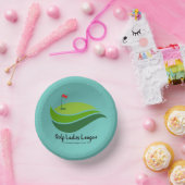 Ladys Golf League Party Paper Bowl Pappteller (Party)