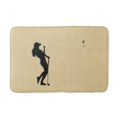 Ladys Golf Leather Look Badematte (Vorderseite)