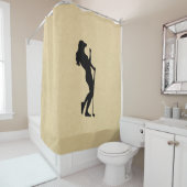 Ladys Golf Leather Look Duschvorhang (Beispiel)