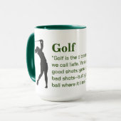 Ladys Golf Tasse (Vorderseite Links)