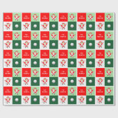 Ladys Golf Weihnachtsgeschenk Geschenkpapier (Flach)
