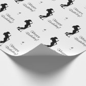 Ladys Golfer Birthday Geschenkpapier (Ecke)