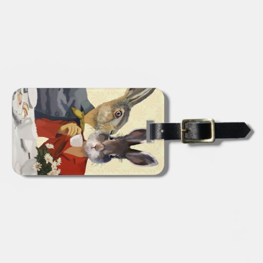 Ladys Gossiping 2 Gepäckanhänger (Vorderseite horizontal)