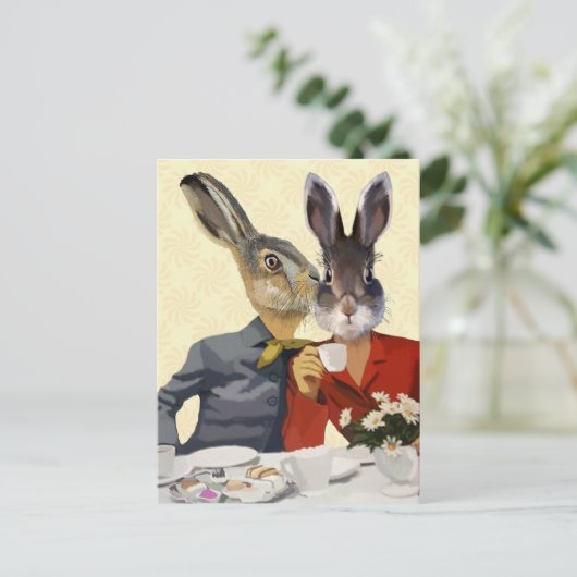 Ladys Gossiping 2 Postkarte (Stehend Vorderseite)