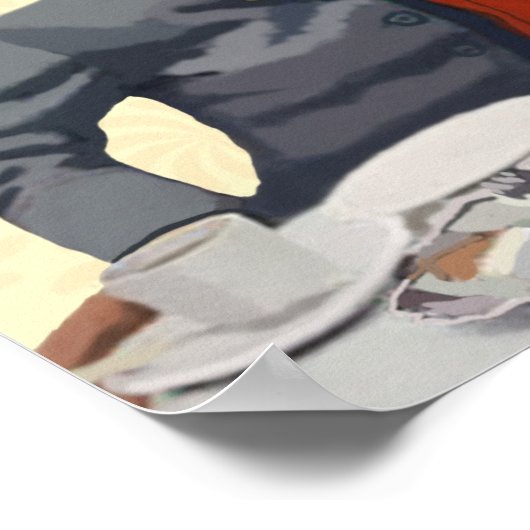 Ladys Gossiping Poster (Ecke)