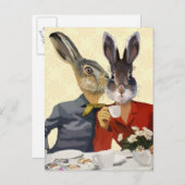 Ladys Gossiping Postkarte (Vorne/Hinten)