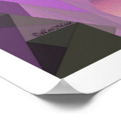 Lady's got Crow LeeMarie Creative Design Poster (Ecke)