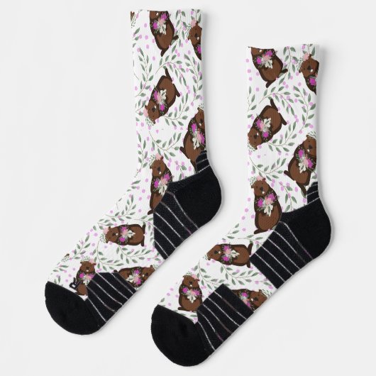 Ladys Groundhog Day Socks Socken (Links)