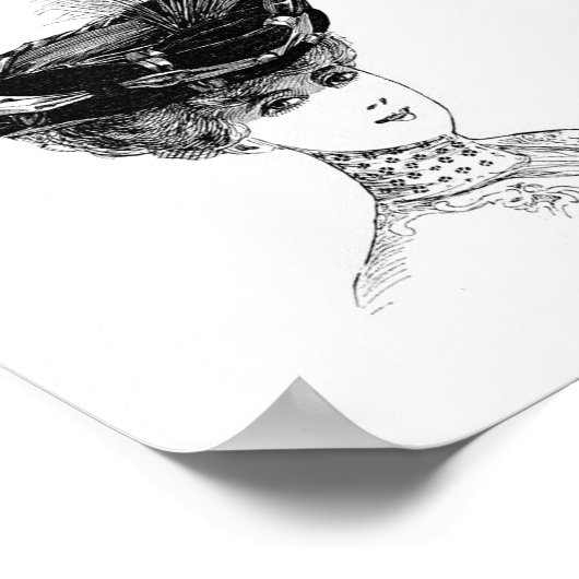 Ladys' Hat Poster (Ecke)