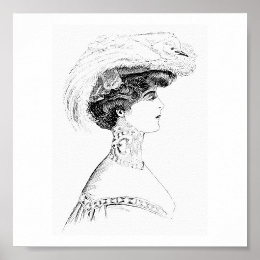 Ladys' Hat Poster (Vorne)