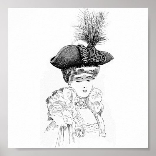 Ladys' Hat Poster (Vorne)