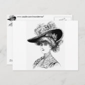 Ladys' Hat Postkarte (Vorne/Hinten)
