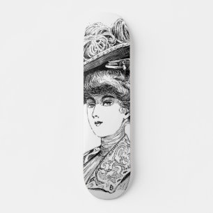 Ladys' Hat Skateboard