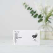 Ladys Hats Business Card Visitenkarte (Stehend Vorderseite)
