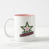 Ladys Head Gardener Coffee Tasse - Rosa (Links)