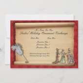 Ladys Holiday Ornament Exchange Einladungen (Vorderseite)