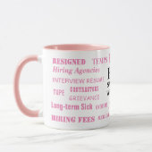 Ladys HR Swear Words Human Resources Funny Gift Tasse (Links)