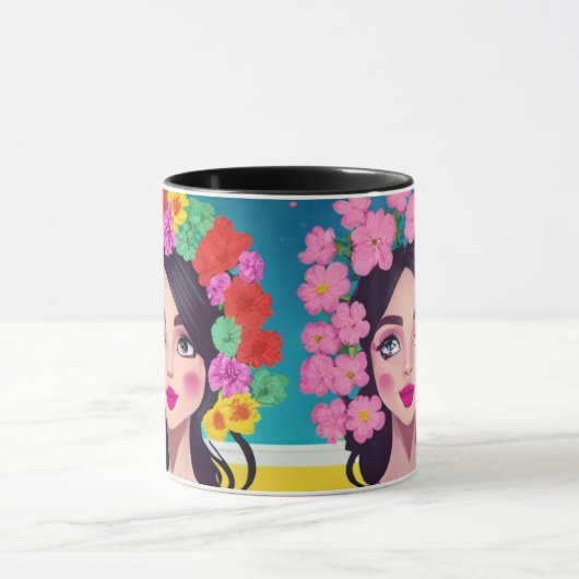 Ladys in Bloom Coffee Tasse (Zentrum)
