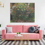 Ladys in Blume Monet 1875 Leinwanddruck (Insitu (Wohnzimmer))