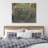 Ladys in Blume Monet 1875 Leinwanddruck (Insitu (Schlafzimmer))