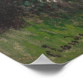 Ladys in Blume Monet 1875 Poster (Ecke)