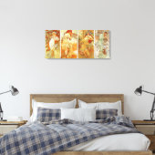Ladys in Four Season Vintage Malerei Leinwanddruck (Insitu (Schlafzimmer))