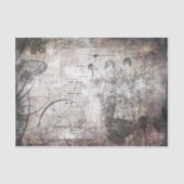 Ladys in grau decoupage seidenpapier (Vorderseite)