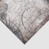 Ladys in grau decoupage seidenpapier (Ausschnitt)