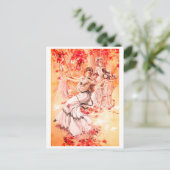 Ladys in Park Postkarte (Stehend Vorderseite)