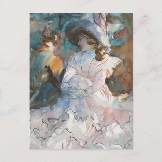 Ladys in Shade Abries von John Singer Sargent Postkarte (Vorderseite)