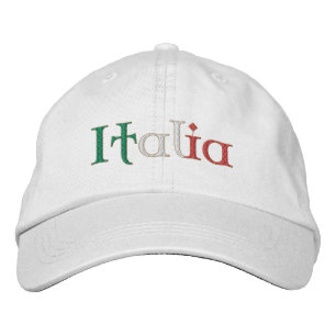 Ladys Italia hat für Calcio Fans Italien Fußball Bestickte Kappe