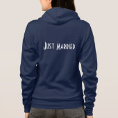 Ladys Just Married Hoodie (Rückseite)
