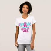 Ladys Karo & rett T-Shirt (Vorne ganz)