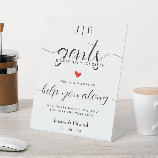 Ladys Kindly helfen Sie sich selbst Schwarz-weiß M Sockelschild (In SItu)