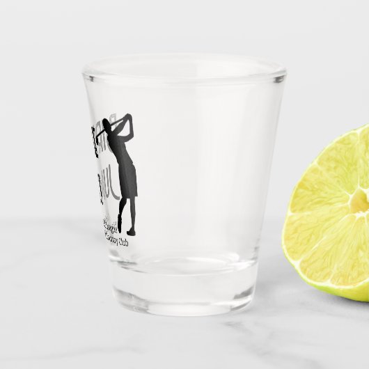 Ladys League Golf Club Mitglied Birdie Shot Glass Schnapsglas (Rechts)