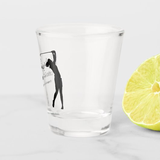 Ladys League Golf Club Mitglied Birdie Shot Glass Schnapsglas (Rechts)