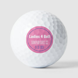 Ladys League Turnier Souvenir Golf Ball