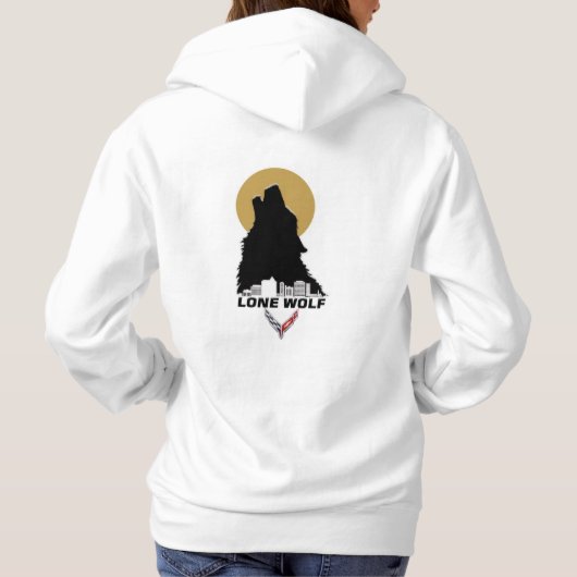 Ladys Lone Wolf Hoodie (Rückseite)
