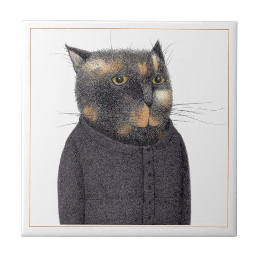 LADY'S MAID CAT 4.25" Square Keramik Tile Fliese (Vorderseite)