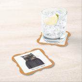 LADY'S MAID CAT Bracket Paper Untersetzer + Text (Vor Ort)