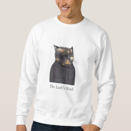 LADY'S MAID CAT Men's Basic Sweatshirt (Vorderseite)