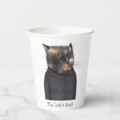 LADY'S MAID CAT Paper Cups Pappbecher (Rückseite)