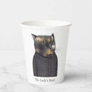 LADY'S MAID CAT Paper Cups Pappbecher
